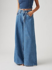 Levi's® Blue XL Superwide Wide Leg 100% Cotton Jeans - Image 4 of 6