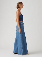 Levi's® Blue XL Superwide Wide Leg 100% Cotton Jeans - Image 5 of 6