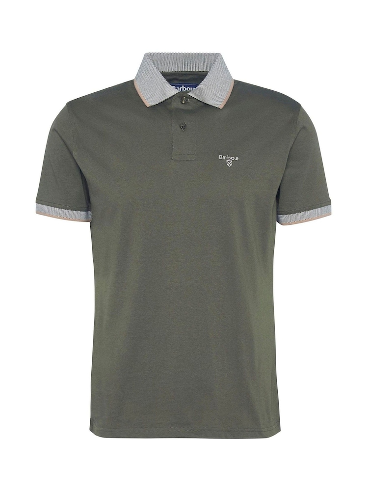 Barbour® Green Cornsay 100% Cotton Polo Shirt - Image 5 of 5
