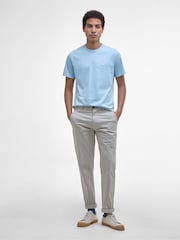 Barbour® Blue Mens 100% Cotton Sports T-Shirt - Image 2 of 6