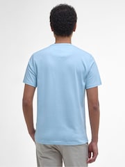 Barbour® Blue Mens 100% Cotton Sports T-Shirt - Image 3 of 6