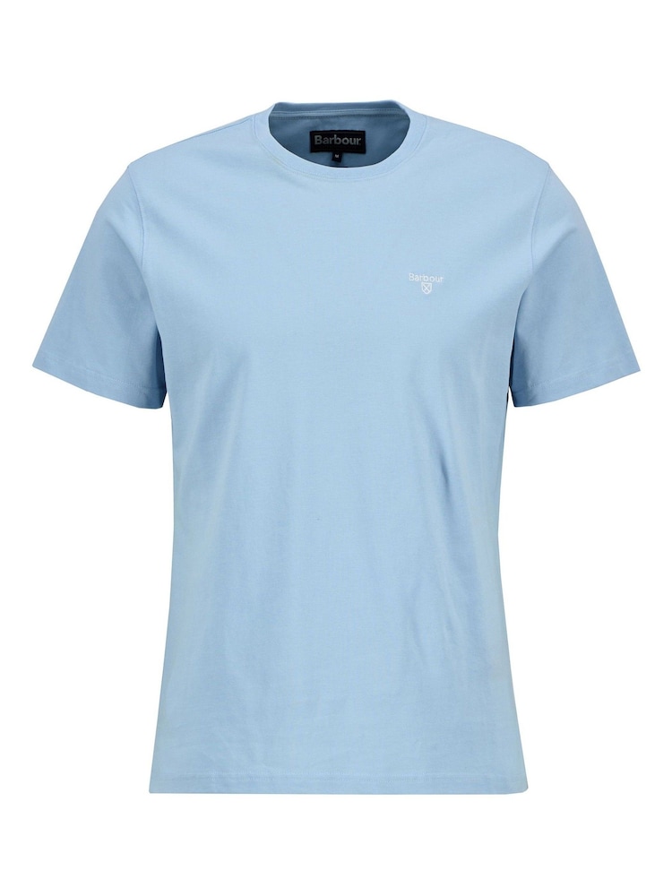 Barbour® Blue Mens 100% Cotton Sports T-Shirt - Image 6 of 6