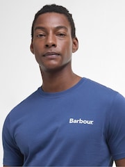 Barbour® Blue 100% Cotton Camber Graphic T-Shirt - Image 3 of 5