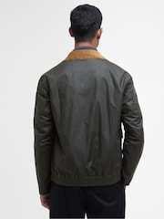 Barbour® Green 100% Cotton Newbury Wax Jacket - Image 2 of 5