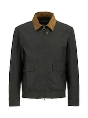 Barbour® Green 100% Cotton Newbury Wax Jacket - Image 5 of 5