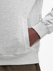 Barbour® Grey Beckhill Quarter Zip 100% Cotton Sweatshirt - Image 4 of 5