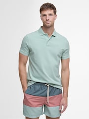 أخضر - قميص بولو بتصميم كلاسيكي من القطن 100% من ‪Barbour®‬ - صورة 1 من 5