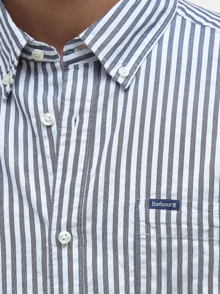 Barbour® Cresswell seersucker maatgesneden overhemd - Image 6 of 7