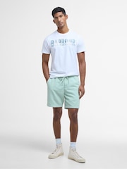 Barbour® Green 100% Cotton Washed Cord Relaxed Shorts - Image 1 of 5