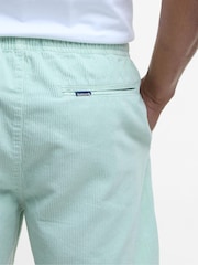Barbour® Green 100% Cotton Washed Cord Relaxed Shorts - Image 4 of 5