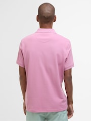 Barbour® Pink 100% Cotton Classic Polo Shirt - Image 2 of 5