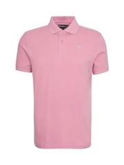 Barbour® Pink 100% Cotton Classic Polo Shirt - Image 5 of 5