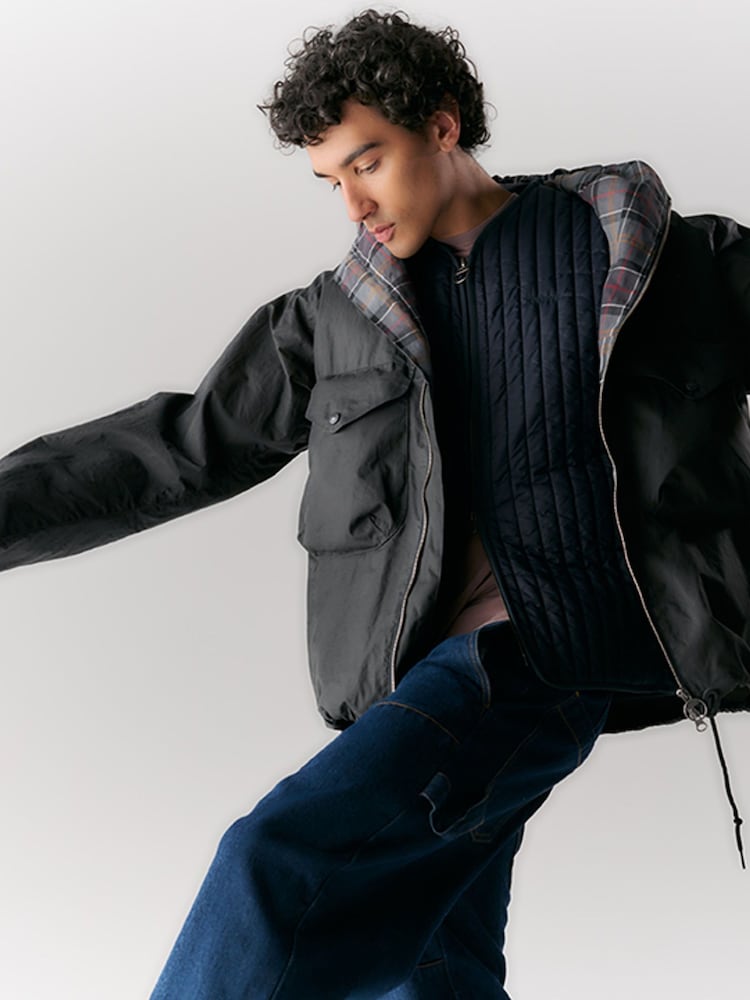 Barbour® Grey 100% Cotton Utility Sapper Wax Jacket - Image 1 of 3