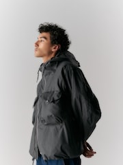 Barbour® Grey 100% Cotton Utility Sapper Wax Jacket - Image 2 of 3