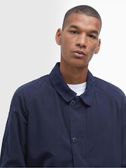 Barbour® Blue 100% Cotton Utility Casual Chore Jacket - Image 8 of 9