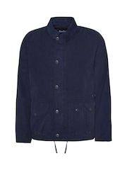 Barbour® Blue 100% Cotton Utility Casual Chore Jacket - Image 9 of 9