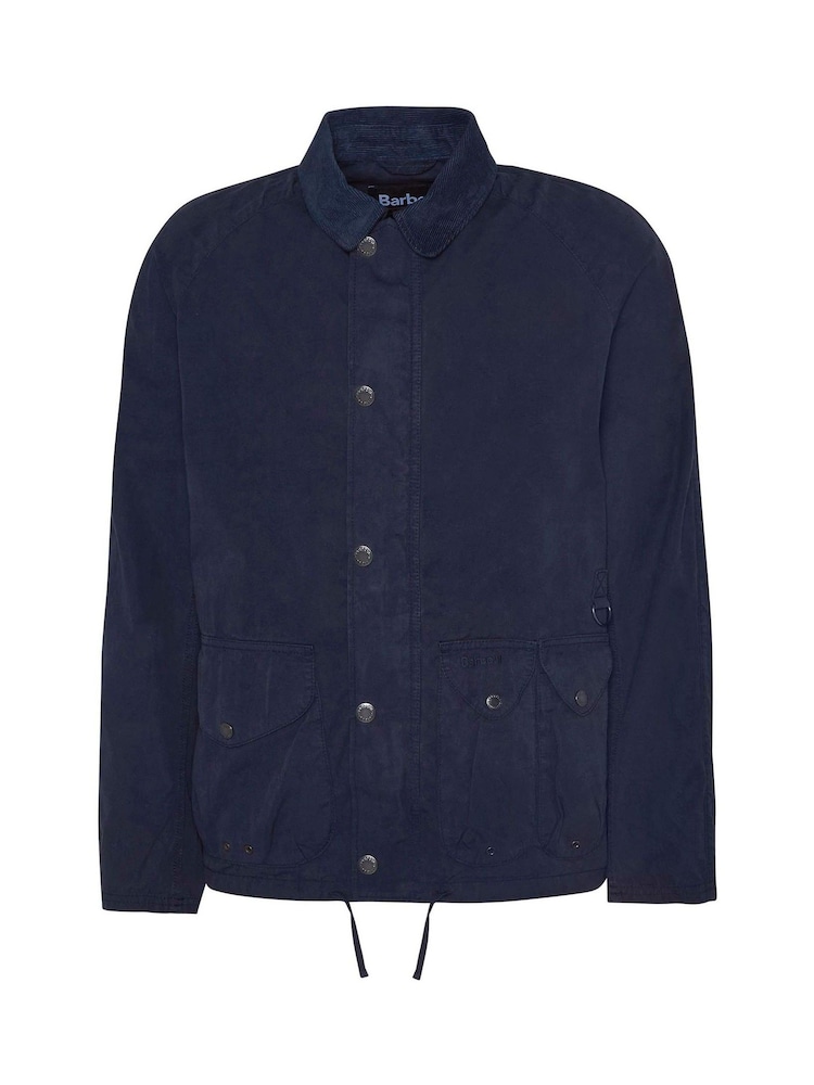 Barbour® Blue 100% Cotton Utility Casual Chore Jacket - Image 9 of 9