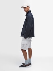 Barbour® Blue 100% Cotton Utility Spey Wax Jacket - Image 3 of 7