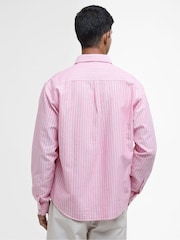 Barbour® Pink 100% Cotton Fenfield Oxford Stripe Relaxed Fit Shirt - Image 3 of 6