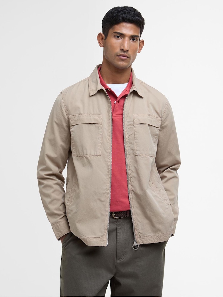 Barbour® Natural 100% Cotton Glendale Overshirt - Image 1 of 6