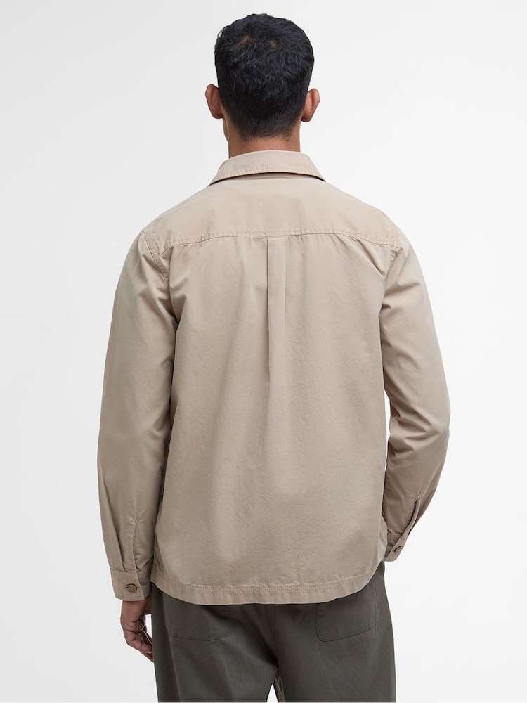 Barbour® Natural 100% Cotton Glendale Overshirt - Image 2 of 6