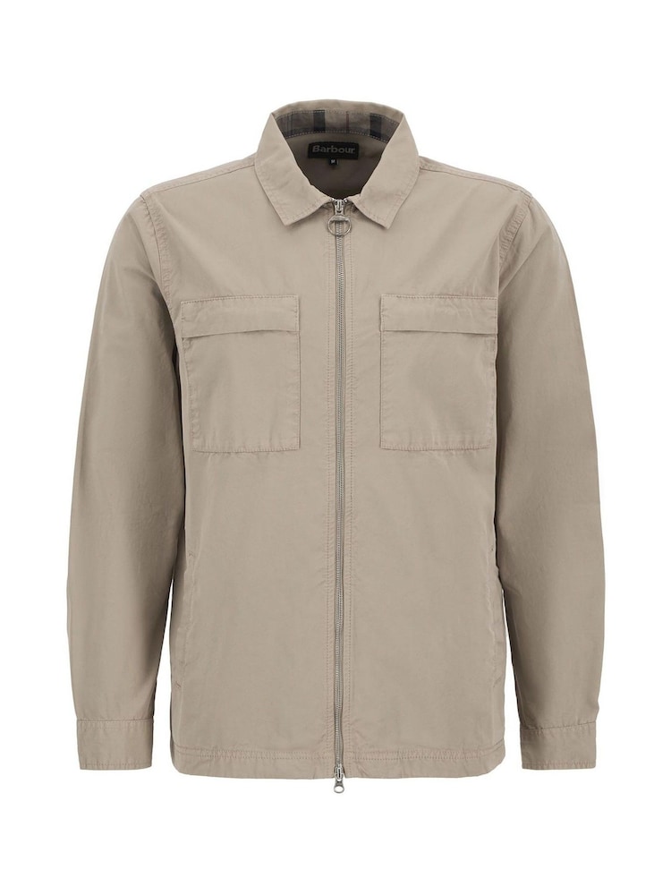Barbour® Natural 100% Cotton Glendale Overshirt - Image 6 of 6