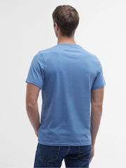 Barbour® Force Blue 100% Cotton Preppy T-Shirt - Image 2 of 4