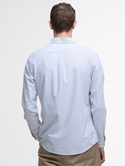 Barbour® Blue Oxtown Classic Oxford Long Sleeve 100% Cotton Shirt - Image 2 of 5