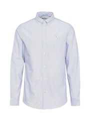 Barbour® Blue Oxtown Classic Oxford Long Sleeve 100% Cotton Shirt - Image 5 of 5