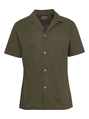 Barbour® Green 100% Cotton Holywell Poplin Relaxed Fit Shirt - Image 5 of 5