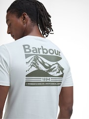Barbour® Cream 100% Cotton Camber Graphic T-Shirt - Image 1 of 6