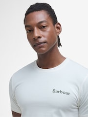 Barbour® Cream 100% Cotton Camber Graphic T-Shirt - Image 4 of 6
