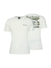 Barbour® Cream 100% Cotton Camber Graphic T-Shirt - Image 6 of 6