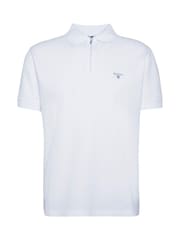 Barbour® White 100% Cotton Hingham Polo Shirt - Image 5 of 5