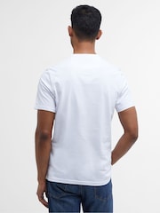 Barbour® White 100% Cotton Preppy T-Shirt - Image 2 of 4
