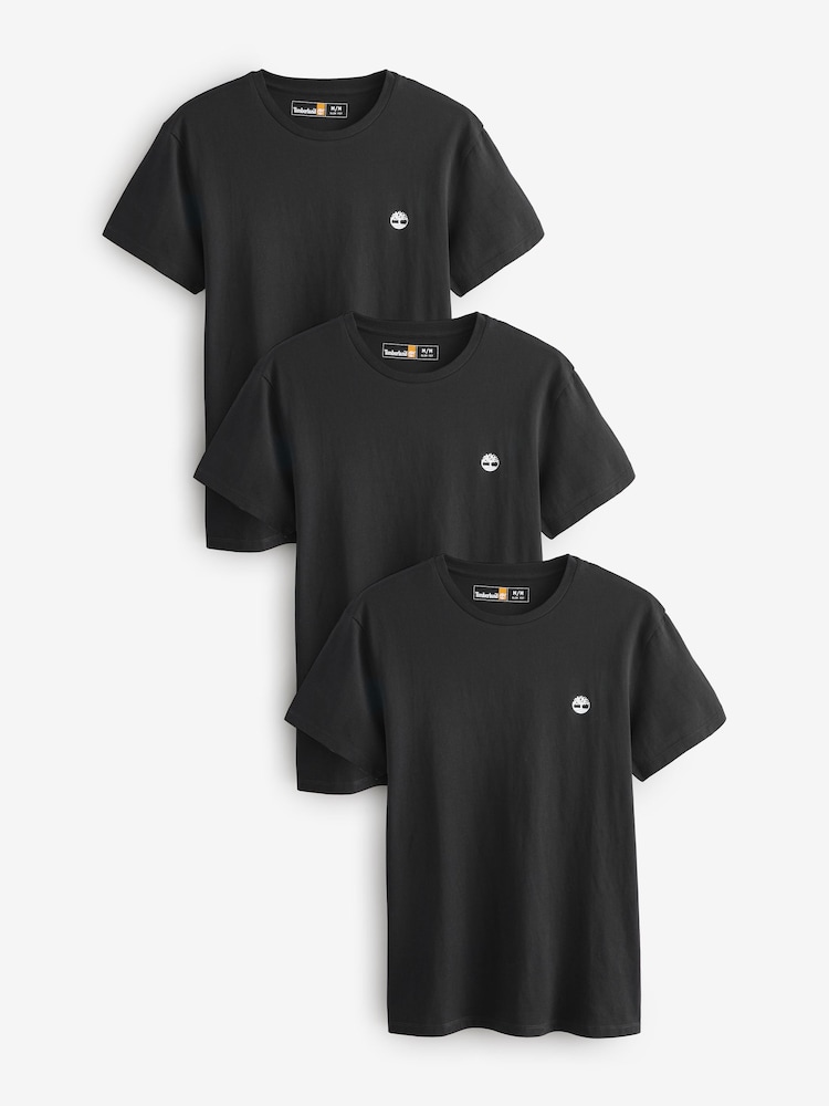 Timberland Dunstan River 100% Cotton T-Shirts 3 Pack - Image 1 of 5