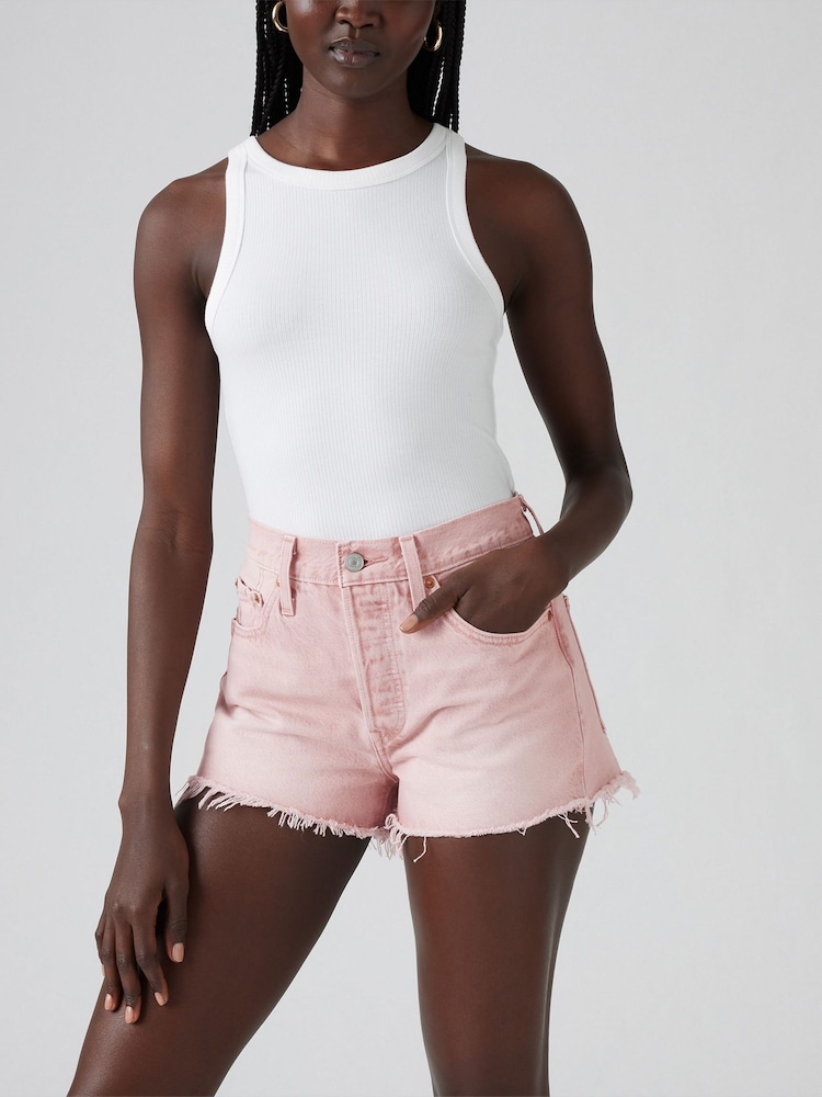 Malva claro - Pantalones cortos originales 501® de algodón 501 % de Levi's® - Imagen 1 de 5