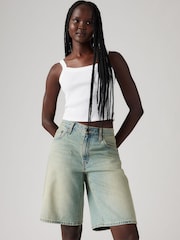 Levi's® Blue Baggy Dad Jort 100% Cotton Shorts - Image 5 of 7