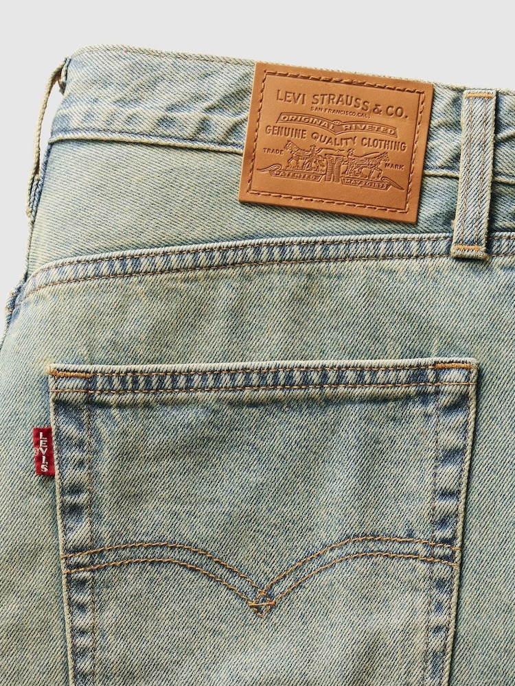 Levi's® Blue Baggy Dad Jort 100% Cotton Shorts - Image 6 of 7