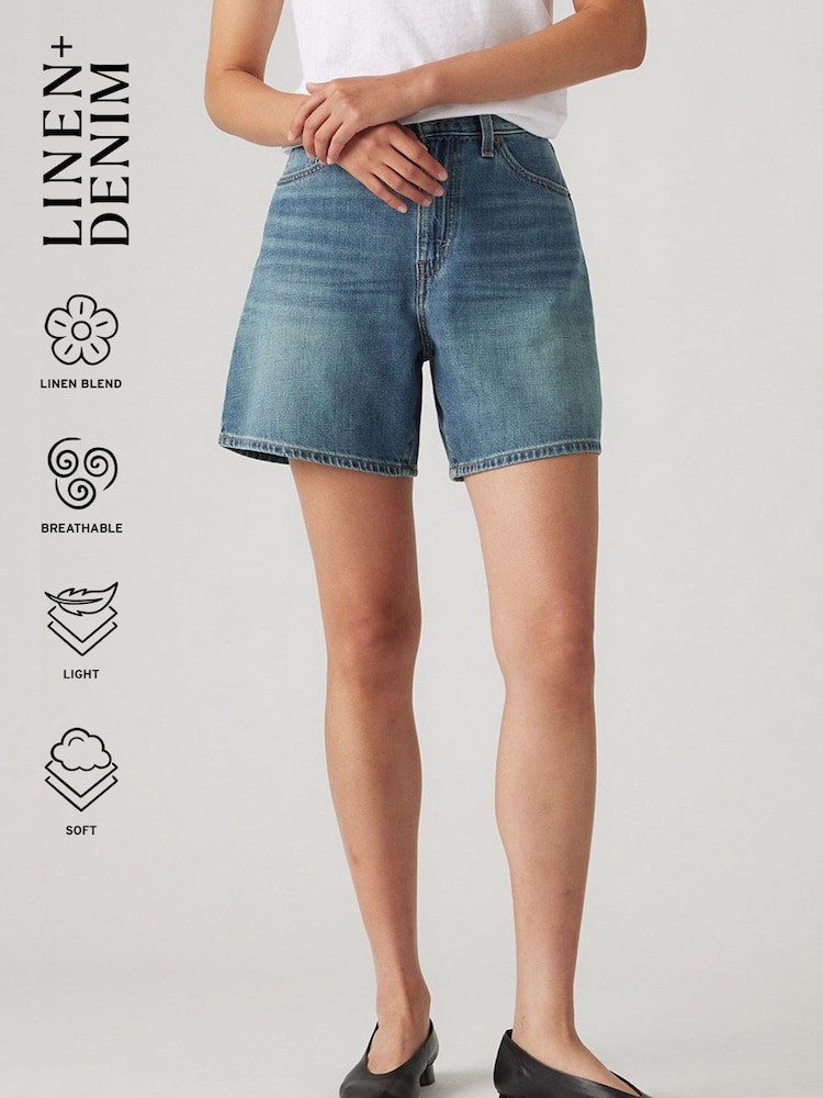 Levi's® Stop Flaxing High Baggy Denim Shorts - Image 1 of 7