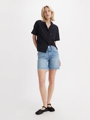 Levi's® Fun Flare Lightweight 501 Mid Thight Shorts - Image 1 of 6