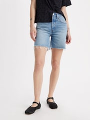 Levi's® Fun Flare Lightweight 501 Mid Thight Shorts - Image 3 of 6