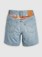 Levi's® Blue 501 Mid Thight Shorts - Image 3 of 5