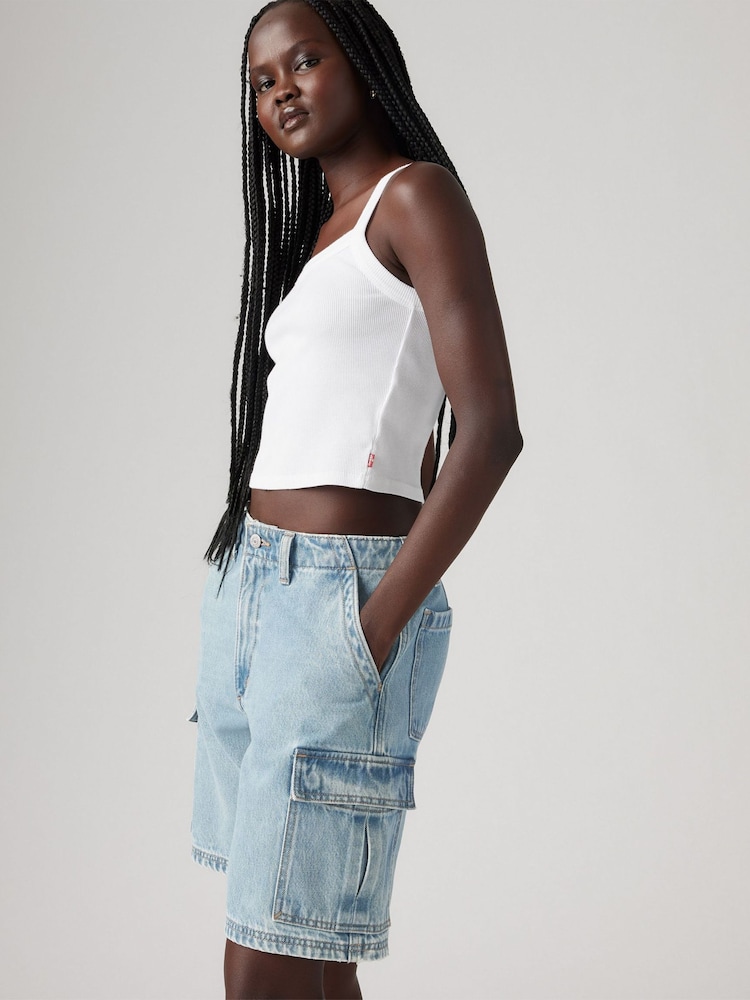 Levi's® Baggy Cargo Denim 100% Cotton Shorts - Imagen 2 de 7