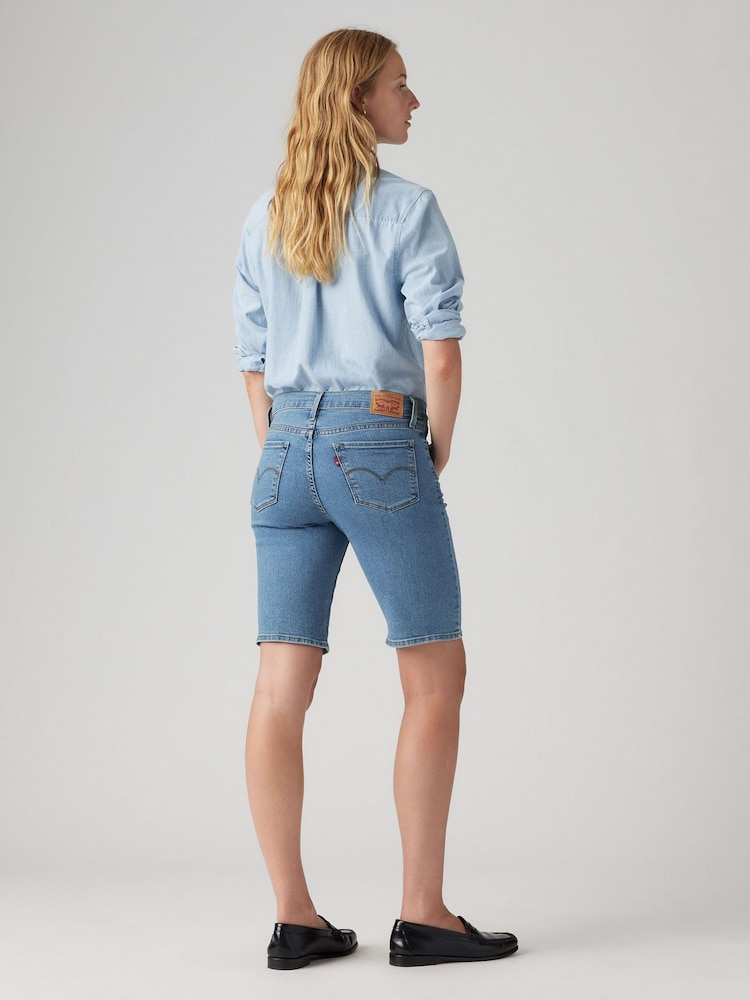 Levi's® Camp Denim Shaping Bermuda Denim Shorts - Image 2 of 5
