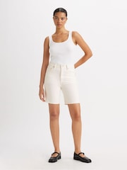 Levi's® White Shaping Bermuda Denim Shorts - Image 1 of 12