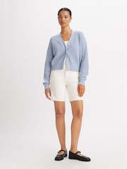 Levi's® White Shaping Bermuda Denim Shorts - Image 8 of 12