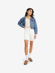 Levi's® White Shaping Bermuda Denim Shorts - Image 9 of 12
