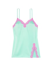 Victoria's Secret Waterfall Green Lace Slip Dress - Image 3 of 3