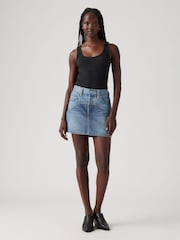 Levi's® Blue Icon 100% Cotton Denim Skirt - Image 1 of 5